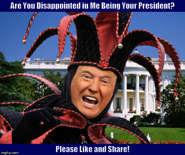 Are You Disappointed in Me Being Your President? | image tagged in donald trump,president trump,trump,fool,april fools,memes | made w/ Imgflip meme maker