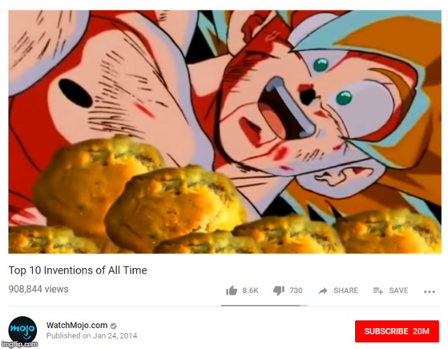 Goku Finds the Muffin Button | Goku Finds the Muffin Button | image tagged in dbz,dbz abridged,teamfourstar,watchmojo,meme | made w/ Imgflip meme maker