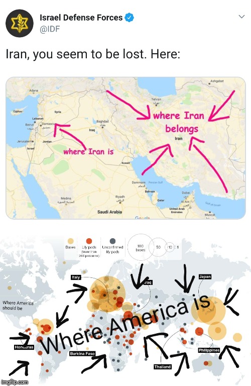 Where Iran Is Where America Is Imgflip