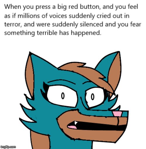 I normally do prequels, but it checks out |  … OWO | image tagged in memes,furry,big red button,star wars | made w/ Imgflip meme maker