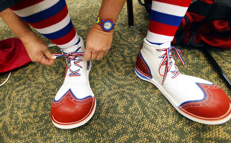 Clown shoes Blank Meme Template