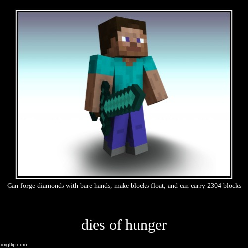 Minecraft lojik | image tagged in funny,demotivationals | made w/ Imgflip demotivational maker