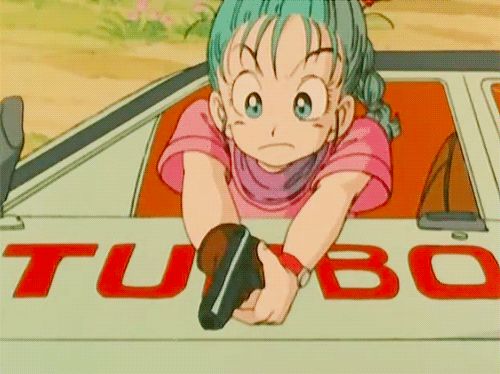 Bulma Shooting Blank Meme Template