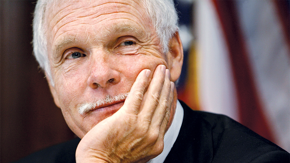 Ted Turner calm Blank Meme Template