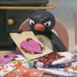 pingu heart Blank Meme Template