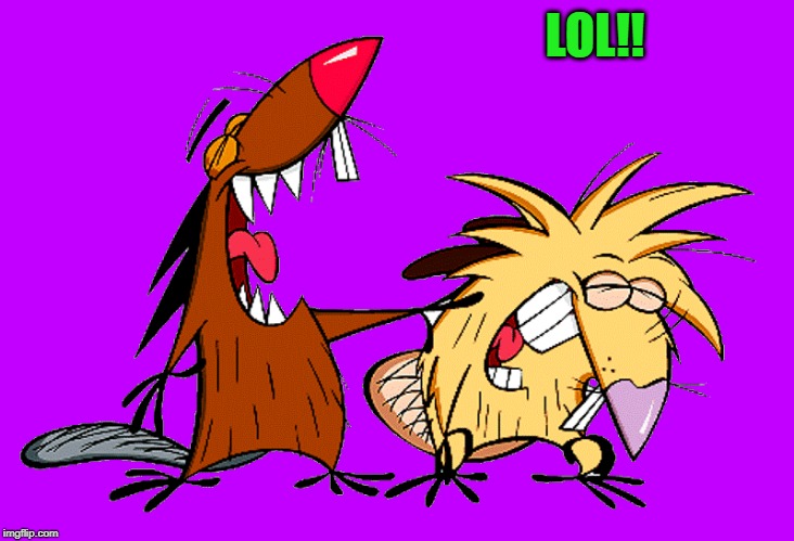 angry beavers | LOL!! | image tagged in angry beavers | made w/ Imgflip meme maker