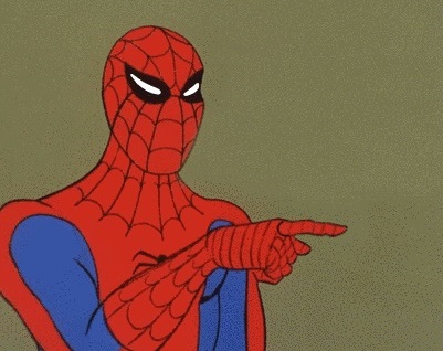Spider-Man Points Blank Meme Template