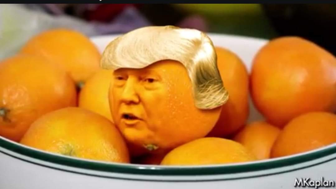 High Quality Orange Trump Blank Meme Template