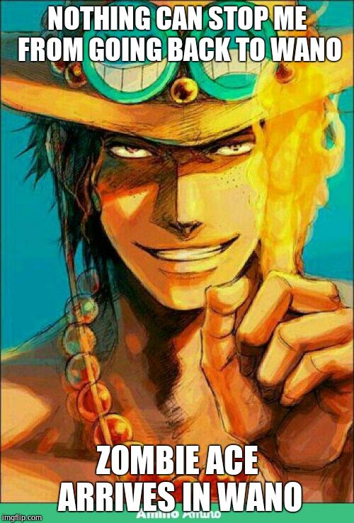 I recreate Ace in Wano but, he's greasy : r/OnePiece