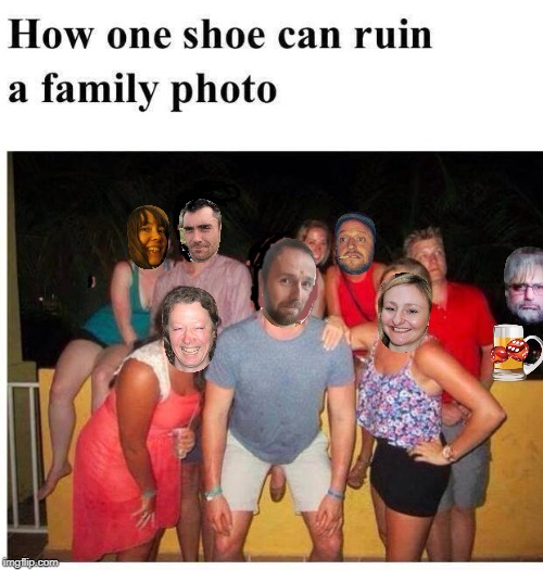 image tagged in family portrait | made w/ Imgflip meme maker