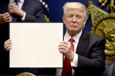High Quality Donald Trump Blank Meme Template
