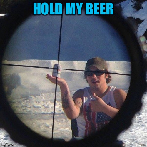 hold my beer | HOLD MY BEER | image tagged in hold my beer | made w/ Imgflip meme maker