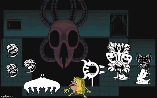 when you pacifistin and you meet ya broskis | image tagged in spongegar | made w/ Imgflip meme maker