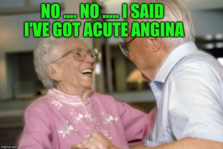 Need to turn up the hearing aid | image tagged in meme,old people,funny | made w/ Imgflip meme maker
