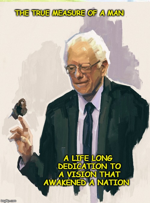 Democratic Socialism | THE TRUE MEASURE OF A MAN; A LIFE LONG DEDICATION TO A VISION THAT AWAKENED A NATION | image tagged in rs,revolution,awakening | made w/ Imgflip meme maker