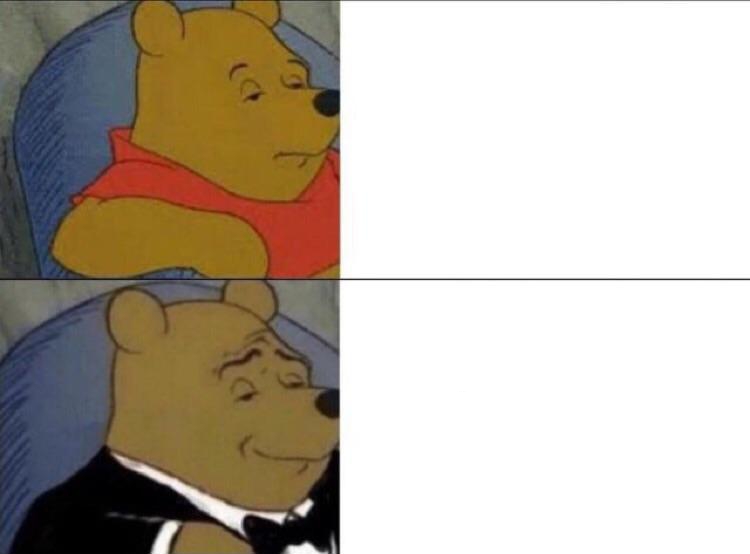 Fancy Pooh Meme Blank Meme Template