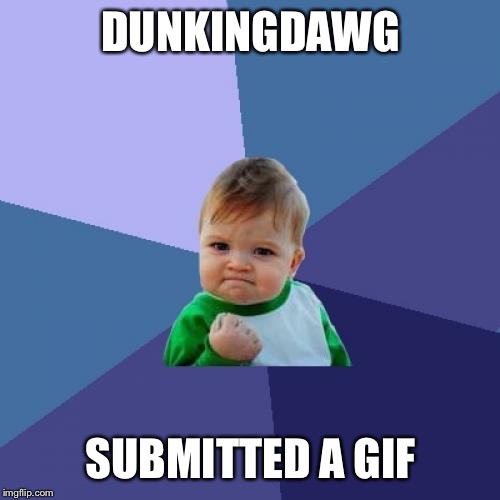 Success Kid Meme | DUNKINGDAWG SUBMITTED A GIF | image tagged in memes,success kid | made w/ Imgflip meme maker