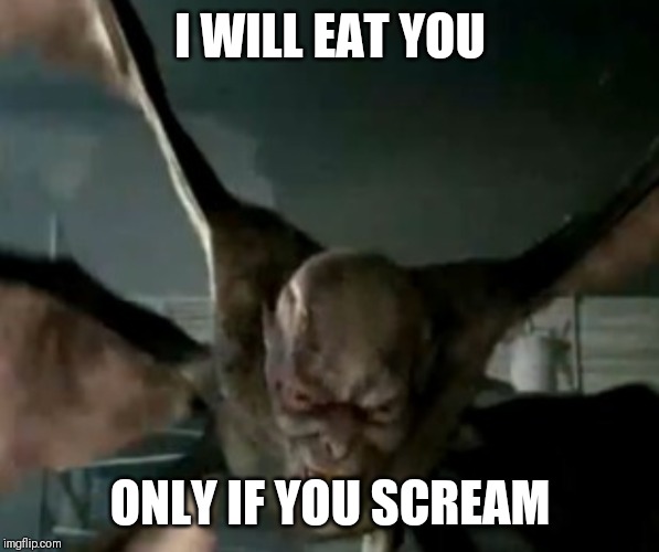 Fury | I WILL EAT YOU; ONLY IF YOU SCREAM | image tagged in percy jackson,furry,funny,stupid,i will eat you,evil | made w/ Imgflip meme maker