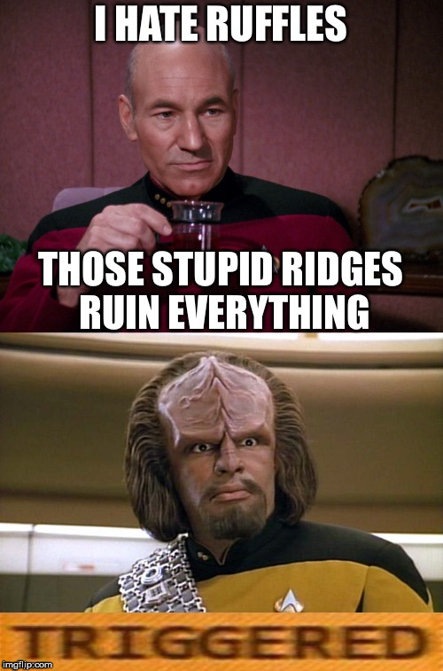 Worf is offended | image tagged in lieutenant worf,captain picard,star trek | made w/ Imgflip meme maker
