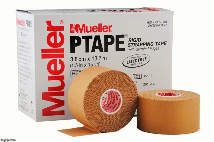 Mueller's P Tape | image tagged in mueller,p,tape | made w/ Imgflip meme maker