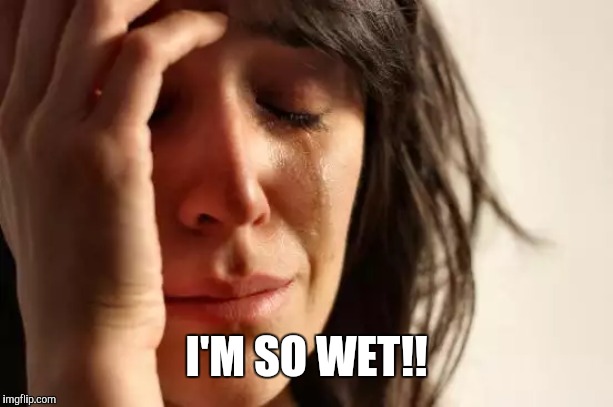 First World Problems | I'M SO WET!! | image tagged in memes,first world problems | made w/ Imgflip meme maker