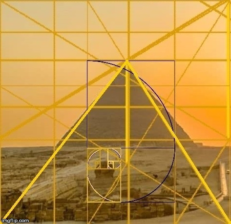 The Great Sphinx, The Pyramid of Khafre and the Golden Ratio.  It looks like a Latin/Patriarchal cross stamped  on the pyramid. | image tagged in the golden ratio,egypt,the great sphinx,pyramid,the giza necropolis,geometry | made w/ Imgflip meme maker