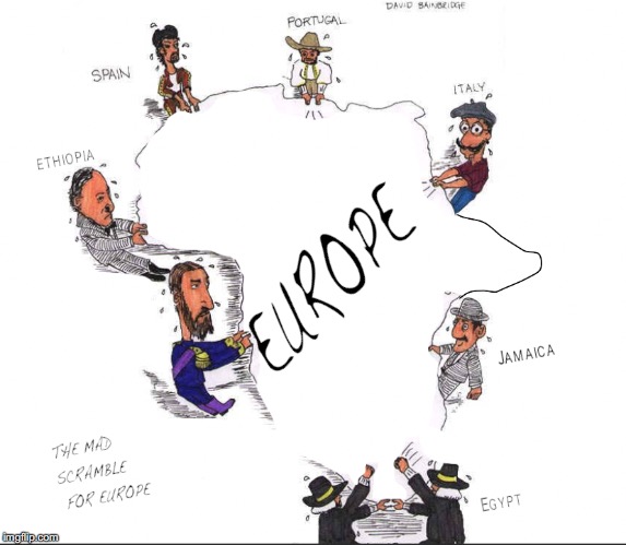 image tagged in the scramble for europe | made w/ Imgflip meme maker