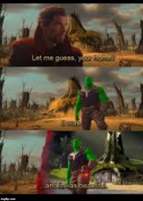 Thanos Shrek Imgflip