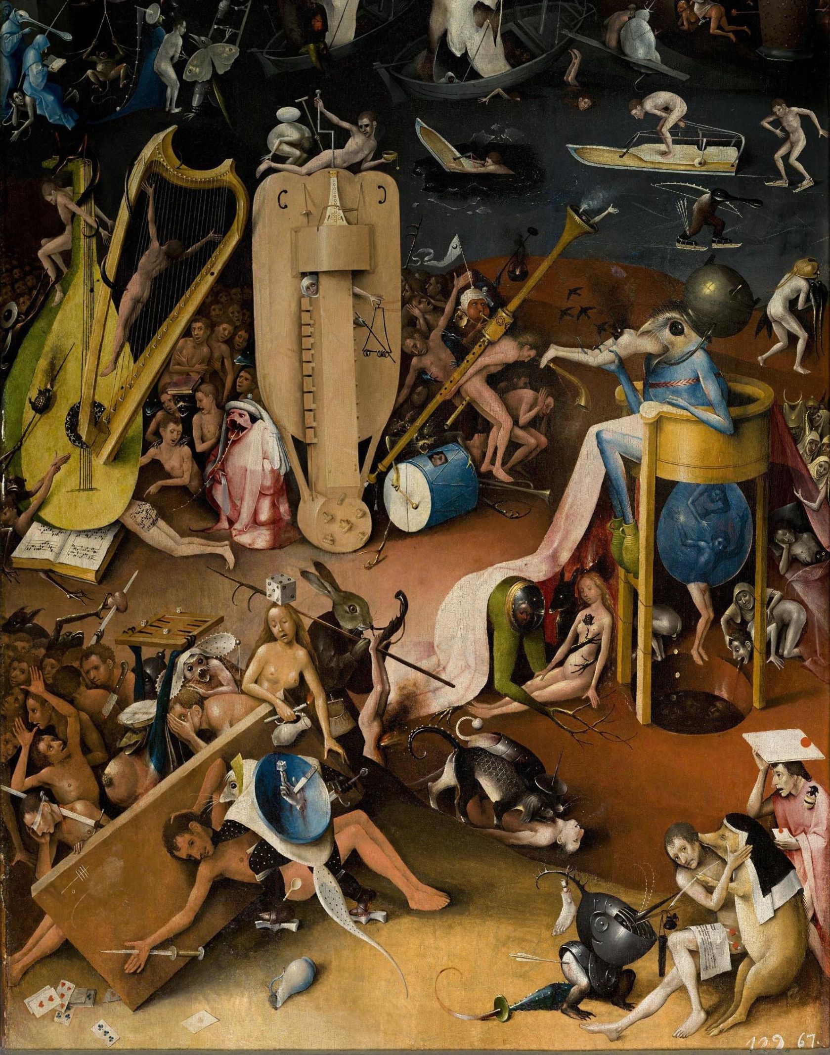 Hieronymus Bosch - Hell Blank Meme Template