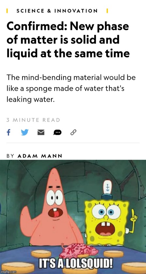 Don't lie. You thought about it too, didn't you? | image tagged in spongebob squarepants,patrick star,BikiniBottomTwitter | made w/ Imgflip meme maker
