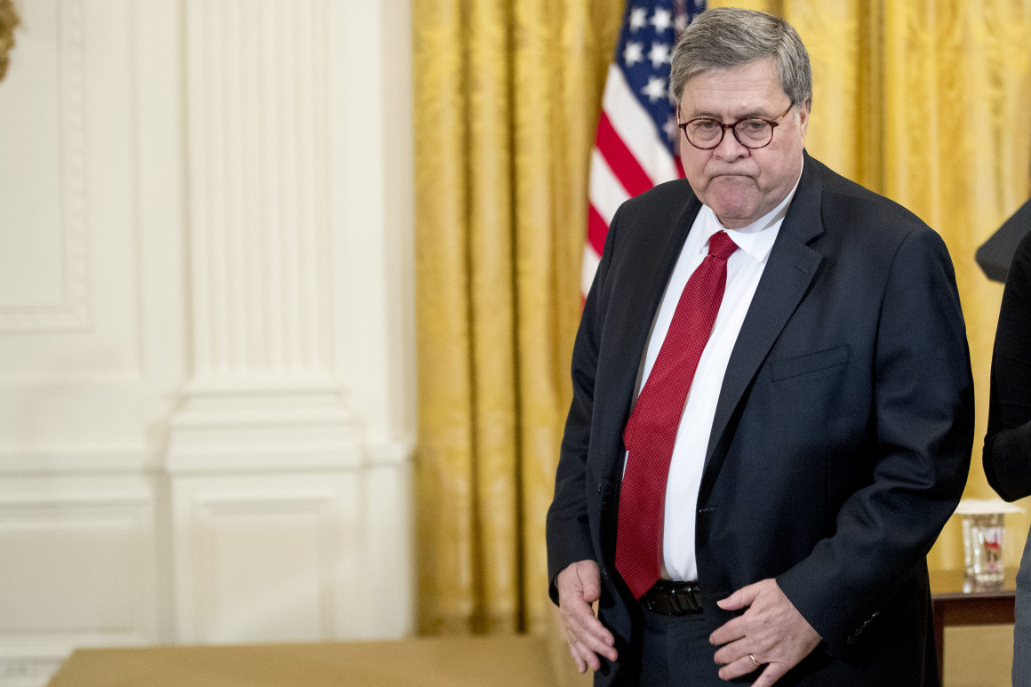 William Barr Blank Meme Template