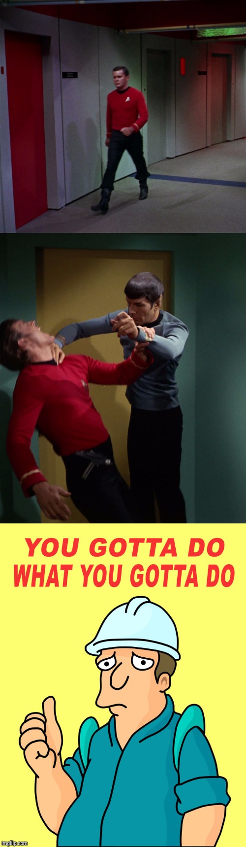 Redshirt Quota To Meet | image tagged in star trek,spock,redshirts | made w/ Imgflip meme maker