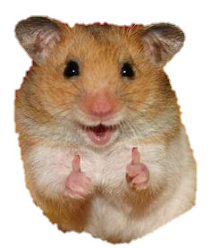 High Quality Pipo hamster ok Blank Meme Template