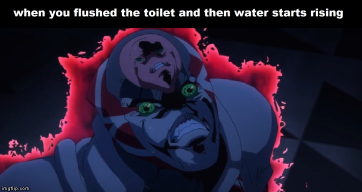 oh boy | image tagged in jojo's bizarre adventure | made w/ Imgflip meme maker