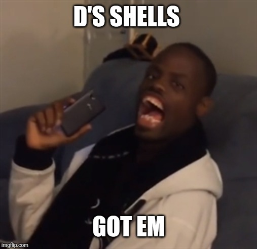 GOT EM | D'S SHELLS GOT EM | image tagged in got em | made w/ Imgflip meme maker