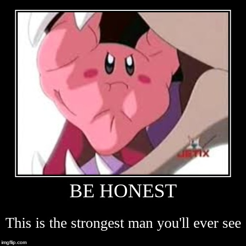 Poyo Power | image tagged in funny,demotivationals,kirby | made w/ Imgflip demotivational maker