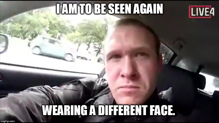 I AM TO BE SEEN AGAIN; WEARING A DIFFERENT FACE. | image tagged in de muslim | made w/ Imgflip meme maker