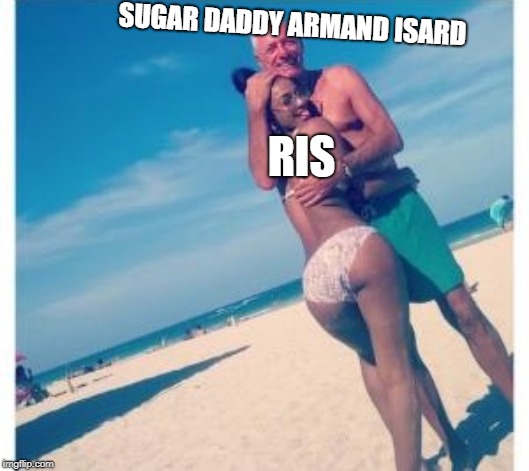 SUGAR DADDY ARMAND ISARD RIS | image tagged in gold digger and her sugar daddy | made w/ Imgflip meme maker