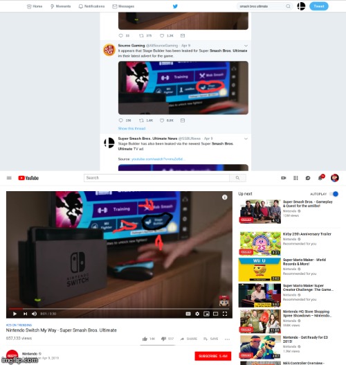 my twitter feed be infected...youtube video leaks STAGE BUILDER FOR SSBU | image tagged in memes,nintendo,play my way,super smash bros,stage builder,best update yet | made w/ Imgflip meme maker