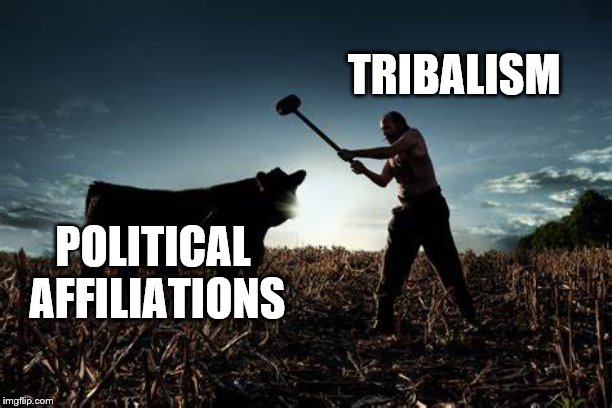 TRIBALISM POLITICAL AFFILIATIONS | made w/ Imgflip meme maker