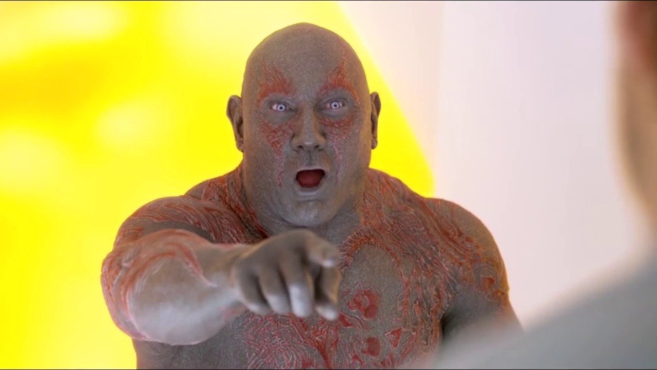 High Quality Drax Pointing Blank Meme Template