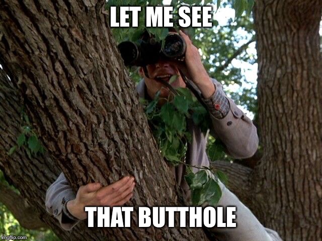 LET ME SEE; THAT BUTTHOLE | made w/ Imgflip meme maker