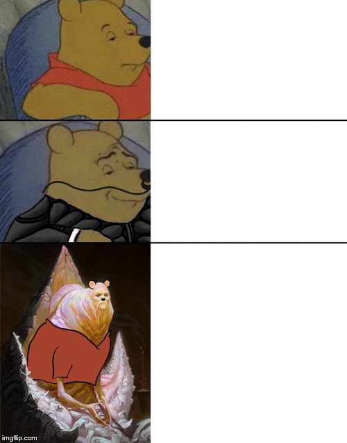 Winnie the Pooh Dune | image tagged in dune,winnie the pooh,winnie the pooh template,tuxedo winnie the pooh | made w/ Imgflip meme maker
