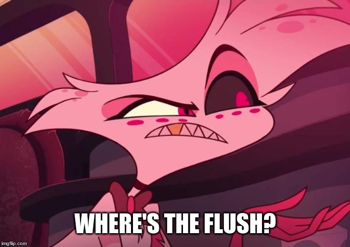 is there seriously no | WHERE'S THE FLUSH? | image tagged in is there seriously no | made w/ Imgflip meme maker