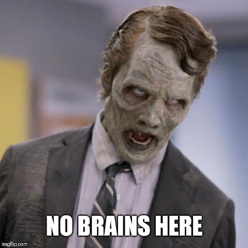 Sprint Zombie | NO BRAINS HERE | image tagged in sprint zombie | made w/ Imgflip meme maker