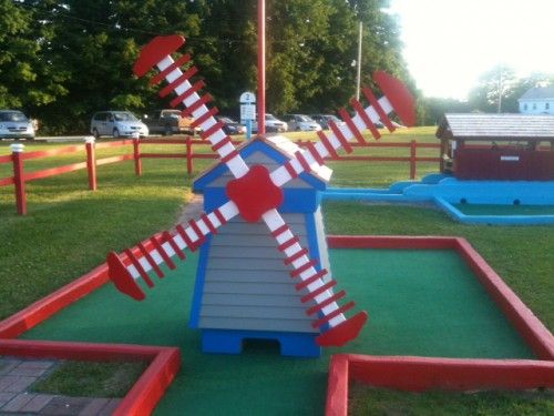 Mini Golf Windmill Blank Meme Template