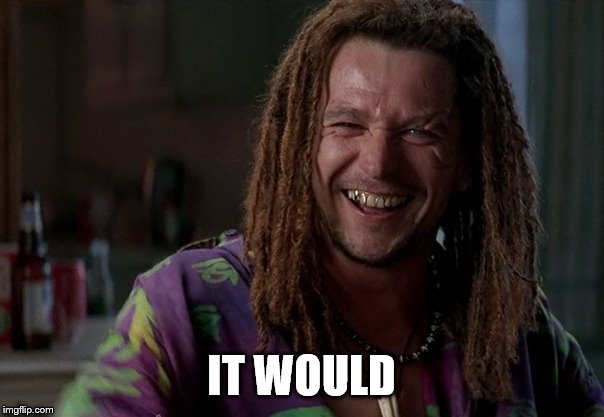 IT WOULD | made w/ Imgflip meme maker