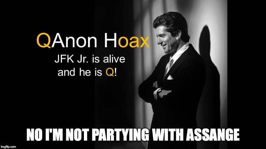 NO I'M NOT PARTYING WITH ASSANGE | made w/ Imgflip meme maker