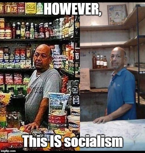 HOWEVER, This IS socialism | made w/ Imgflip meme maker