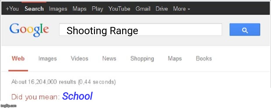 Shooting Ranges | Shooting Range; School | image tagged in did you mean | made w/ Imgflip meme maker